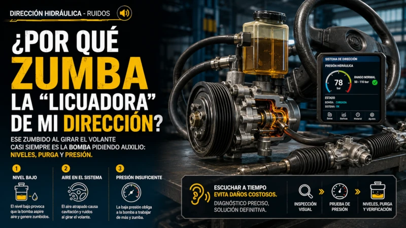 ¿Por qué zumba la "licuadora" de mi dirección?